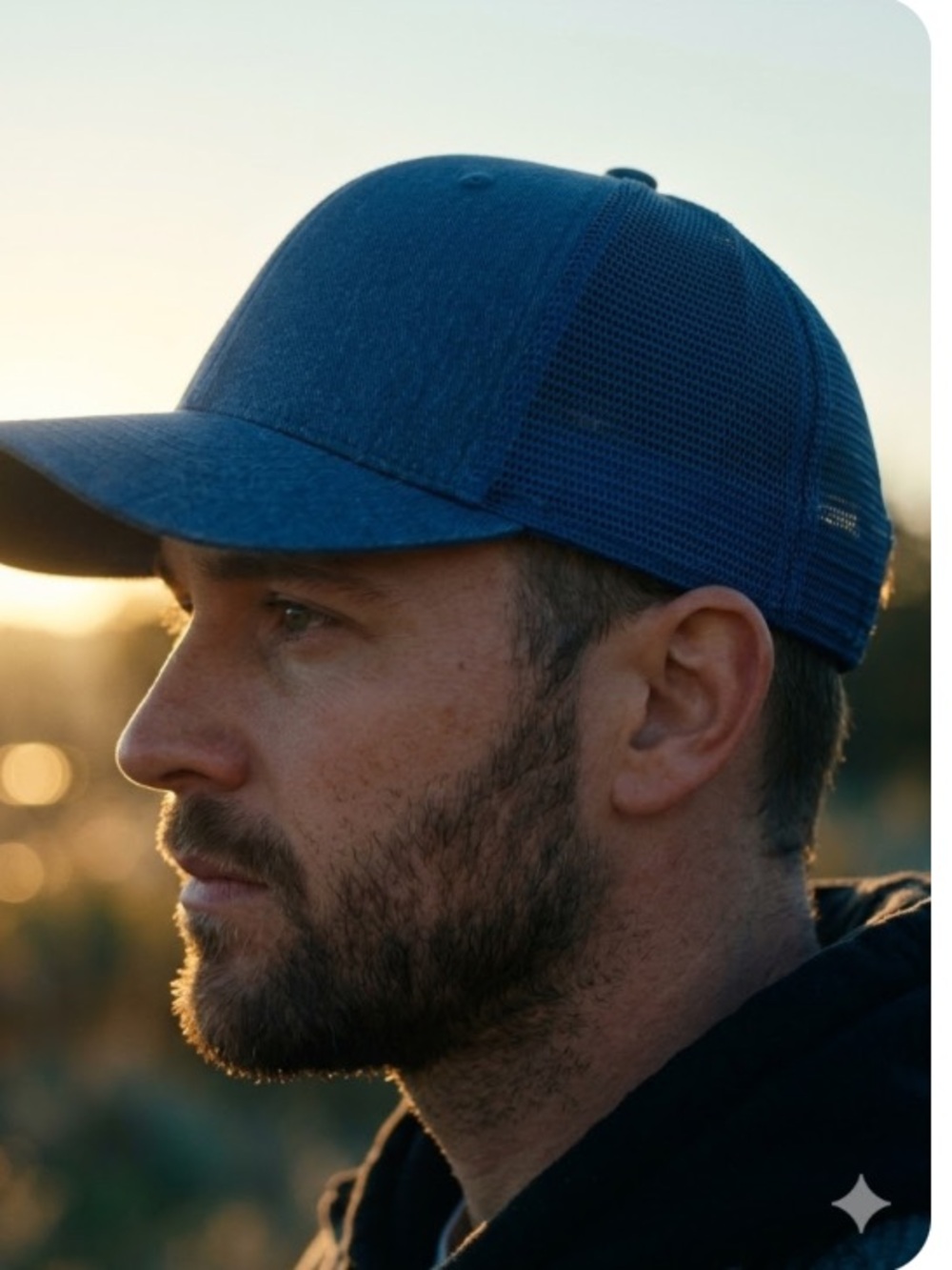 Pro Player Navy Mesh Cap